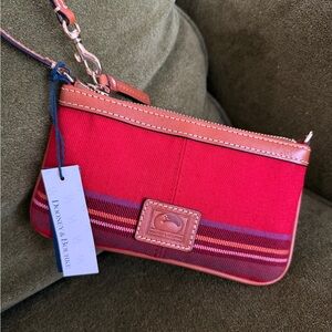 Dooney & Bourke Tartan Large Zip Wristlet